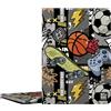 Grafoplás Grafoplas Bits&Bobs Free Sport, cartellina in plastica, formato A4, 30 buste trasparenti in polipropilene, copertine flessibili e impermeabili, perfetta per archiviare materiale scolastico e ufficio