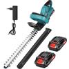 Nexalite Tagliasiepi a Batteria 21V,Taglia Siepi da Giardino a Batteria con 2 Batterie 2000 mAh, Lama 51 cm, Tagliasiepi Elettrico Senza Fili per Siepi e Arbusti
