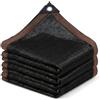 Yhronology Rete di ombreggiatura per balcone, rete ombreggiante con occhielli, utilizzata per proteggere dalla luce solare e dai raggi UV, adatta per l'uso in serre, pergolati, giardini e balconi, 2 x 1 m