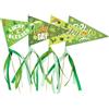 Sinbana 12pz San Patrizio Decorazioni, 4 Stili Bandierine di Carta a Tema con 3 Stili Nastri per Decorazione Casa Feste di San Patrizio al Chiuso e All'Aperto