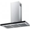 Franke Cappa a Parete 90 cm Acciaio Inox e Vetro nero Classe A+ Format Plus Franke FTLN H45 X/BK A90 - 325.0657.267
