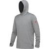 Florence Marine X Adapt Long Sleeve Hooded UPF Shirt Light Heather Grey, S