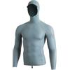 Florence Marine X Windshield Long Sleeve Hooded Rashguard Light Sea Blue, S