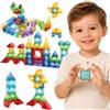 Woopie Blocchi di costruzione magnetici Cubi 3D Set educativo 63 pezzi.