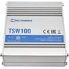 Teltonika Switch Teltonika TSW100 5porte RJ-45 Gigabit Ethernet 10/100/1000 Blu metallico [NUTETSWPTSW1000]