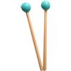 SameeHome 2 Pezzi Morbido Testa Di Gomma Bastoni Bacchetta per Campane Gioco Xilofoni Musica Strumenti Parti Verde