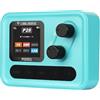 COOLMUSIC Pedale Multieffetto per Chitarra Elettrica con Modellazione di Amplificatore, Simulazione di Cabinet IR, Looper, Macchina del Ritmo, Interfaccia di Registrazione USB OTG, Uscita Cuffie per Pratica
