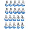 Tuminita 20 Pezzi Pedale Effetto Chitarra Momentaneo 3PDT Footswitch 9 Pin Latching Stomp Pulsante Foot Switch True Bypass Solder Lug