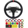 Obokidlyamor Vera fibra di carbonio da 33 cm per ruote da corsa Logitech G PRO RS50; sostituisce la pelle originale leggera compatibile con Logitech G RS TRUEFORCE Force Feedback RS50 System Hub (13 pollici in