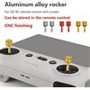 Plyisty Joystick per Telecomando Stick in Lega di Ricambio per Controller Mini 3 Pro RC Coppia Leggera da 2 G per un Funzionamento Accurato (colore titanio)