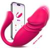 JIYOXB Ovetto Vibrante con App, Movimento Telescopico, 10 Modalità