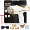 NALONE Epilatore Luce Pulsata con Funzione di Raffreddamento, 4-In-1 HR/SC/RA/BT IPL Epilatore Laser Donna, Luce Pulsata 999,900 Adatto Depilatore Corpo, Viso, Ascelle, Gambe (Nero)
