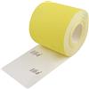 Shineboc Rotolo di Carta Abrasiva Giallo, 93mm x 10m, Grana 100, Carta Abrasiva Al Quarzo Per Legno, Metallo, Vernice, Gesso, Stucco, Auto, Compatibile Con Levigatrici A Macchina