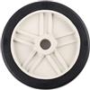 Eawfgtuw Ruote girevoli per compressori d'aria da 5-8 pollici con assorbimento degli urti e design silenzioso per compressori d'aria a cinghia, nero/grigio, confezione (17 cm)