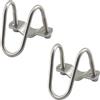 Faspiroty Morsetto per Tubo in Acciaio Inox M8x60x32, Doppio Bullone a Forma di U, Vite a Croce, Fibbia per Tubo, Morsetti a Crociera 2Pcs