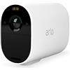 Arlo Essential XL Telecamera WiFi Esterno Senza Fili, Telecamera WiFi Interno, 1080p HD, Visione Notturna, Sirena, Allarme Casa, Sensore Di Movimento, Prova Inlcusa Arlo Secure, 1 Telecamera, Bianca