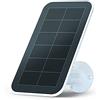 Arlo Pannello Solare per Videocamere di sorveglianza Arlo Ultra, Ultra 2, Pro3, Pro 4 e Pro3 Floodlight, Ricarica continua da luce solare, Accessorio Originale Arlo, Bianco, VMA5600-10000S