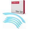 Gedotec Maniglie per mobili per camerette | Distanza tra i fori 96 mm | Colore Turchese | 10 pezzi | Maniglie per cassetti in plastica | COLOUR | Maniglie per porte colorate | Maniglie per mobili per