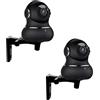 TEKCAM Supporto da Parete Compatibile con Litokam Little Elf Videocamera Sorveglianza, Regolabile a 180 Gradi, Supporto da Parete di Sicurezza da Soffitto, Accessori per Camera (2 Pezzi)