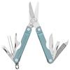 Leatherman Micra - Multiutensile Portachiavi in Acciaio Inossidabile con Forbici a Scatto e 9 Utensili - Blu Artico