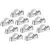 Sourcing Map Staffa di supporto per tubo da 16 mm, montaggio a parete e a soffitto