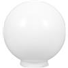 Veemoon Paralume Sfera in Acrilico Bianco per Lampada Sfera Giardino, Copri Lampada da Esterno, Protegge la Vista e Arreda Stile