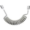 Tnfeeon Flessibile Doccia Flessibile A Molla, Flessibile Doccia Telescopico Flessibile In ABS Per Impianti Idraulici Acqua WC Bidet Spruzzatore Pistola Bagno Flessibile Doccia A Spirale