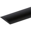 Zayejod 1.2M Striscia di Transizione per Pavimenti in Laminato Striscia di Soglia Profilo di Transizione Autoadesivo PVC e Vinile, Striscia di Giunzione per Pavimenti, 7.6cm Nero