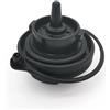 THUJMGH Tappo Benzina per Auto Adatto per Audi A4 A5 A6 A8 Q3 Q5 Q7 per VW Golf Tiguan Jetta per Seat Ibiza 5C0201550T carburante(Black)
