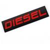 Generic Xingyue Aile 1Pc Adesivo per Auto con Logo Diesel Emblema Distintivo Decalcomanie in Metallo 3D Decorazione di Bellezza per Auto(Red Black)