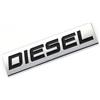 Generic Xingyue Aile 1Pc Adesivo per Auto con Logo Diesel Emblema Distintivo Decalcomanie in Metallo 3D Decorazione di Bellezza per Auto(Nero)