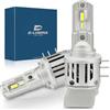 D-Lumina Lampadina H15 LED 99.99% Canbus 120W 16000LM 6500K Chip Seoul CSP Super Luminoso Kit di Conversione Fari per Auto a LED Con Ventola di Raffreddamento, 2 pezzi