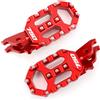 Modeer Pedane fuoristrada ad alte prestazioni per Transalp XL 750 2022 2023 2024 2025 - Adventure & Fuoristrada xl 750 transalp accessori moto (rosso)