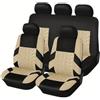 Generico Set Completo di Coprisedili Auto per Jeep Avenger 2023-2026, Coprisedili Auto Universale Compatibili con Airbag, Traspiranti e Lavabili DCar112