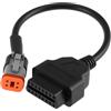 The Lord of the Tools Cavo Adattatore Diagnostico OBD2 Da 4 Pin A 16 Pin Compatibile Con Har-ley Davidson Motociclette