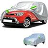 Generico personalizzato telo copriauto Compatibile con KIA Soul,protezione solare,dalla pioggia,dal vento,dalla polvere,adatto a tutte le stagioni(silver green)