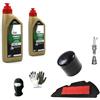 MOTO SPORT MONDO COMPATIBILE CON KYMCO XCITING 400i ABS KIT TAGLIANDO PER SCOOTER 2 LITRI DI OLIO C (ASTROL) 10W40 4T POWER 1 RACING SINTETICO+FILTRO OLIO+FILTRO ARIA+CANDELA MANUTENZIONE MOTORE