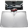 GAFAT [Upgrade] GAFAT Compatibile con Mazda CX-30 2025 2026-2019 Protezione Solare per Parabrezza interno, Parasole, Accessori CX30 2025, Protezione UV, UPF 50+ (Nessuna Tacca Sopra)