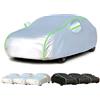Generic Telo Copriauto per op𝐞l Meriva B 2010-2017 (428.8 x 181.2 x 161.5cm),Copertura auto traspirante, impermeabile, antipolvere, antisole, antigraffio, elastica, con cerniera