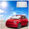 RUIYA Ruota Compatibile con Fiat 500 Abarth 595 2017-2026 Upgrade Parasole per parabrezza Auto, Parasole per la Parabrezza Anteriore protezione dai raggi UV Abarth 595 accessori Copertura per parabrezza