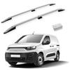 TURTLE Compatibile con Fiat Doblo (K9) 20232024 / Barre portatutto Crown Versione Corta | Grigio
