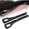 EduPlayte 2 Pezzi Contenitore di Conservazione per Sedili Auto, Organizer per Spazio Auto, Riempitivo per Spazi Vuoti per Sedili Auto, Previene la Caduta di Oggetti per Spazio Sedile Auto (Nero)