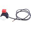 Aramox cavo spegnimento minimoto Mini Moto Switch, 63cm/24.8 '' Universale Moto Sicurezza Motore Stop Quad Dirt Bike Stop Switch Button Fit 22mm Manubrio