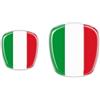 labelbike - 2 Adesivi 3D PERSONALIZZABILI Auto Logo Stemmi Emblemi Anteriore e Posteriore in Resina compatibile con Fiat Punto Evo