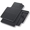 Mossa Tappetini auto in gomma compatibili con Ford Ka II Hatchback (2008-2016) nero - tappeti gomma