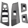 Tjxtixle Maniglia Interna Portiera Per BMW Serie 5 M5 G30 G31 F90 2017 2018 2019 2020 LHD Pannello Pulsanti Interruttore Alzacristalli Anteriore Posteriore Porta Auto Auto Maniglia Interna(Carbon Fiber-4Piece)