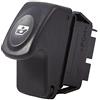 LUCKDANO Potente Interruttore per Finestrino Elettrico per Auto a 6 Pin, Adatto per II 2 I Interruttore per Finestrino Elettrico Singolo Nero per Interni Auto