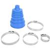 NUMNBE Cuffia Polvere Semiasse in Silicone Universale, Kit Fascetta Rotonda, Nero - Resistente e Duratura, Protezione Ottimale per Auto e Veicoli (Blu)