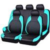 HYGGLY 9 Pezzi Auto Set Coprisedili per BMW 1 Series E87 (5door) 2004 2005-2010, Pelle Completo Anteriori E Posteriori Tutte Le Stagioni Copri-Sedile Traspirante Antiscivolo Protezioni