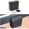 Adunsiaoto Mini Cestino per Auto, Pattumiera per Auto Con Coperchio, Auto Mini Pattumiera Portatile Impermeabile, Mini Cestino Plastica Automobile Con Coperchio Impermeabile(Nero)